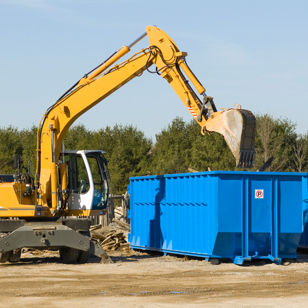 what kind of customer support is available for residential dumpster rentals in Young Harris GA